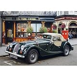 Puzzle 1000 pièces - Paysages : Voiture ancienne à l'arrêt, Londres