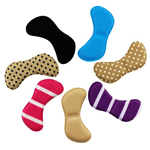 Heel grips 7 pairs - soft sponge pads for shoes - by ni…