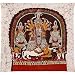Asia Art Batik Asian Paintings Wax on Cloth 34 x 36 inches (batik526)
