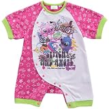 DISNEY・BABY ベビースティッチ 乳児 ネオンカラー切替カバーオール 天竺 39308