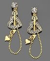 Betsey Johnson Cupid's Arrow Earrings