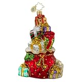 RADKO GOODY BAG Santa's Sack Of Gifts Christmas Glass Ornament