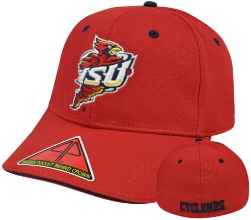 NCAA Iowa State Cyclones Pro Pocket Heater Flex Fit Curved Bill L/XL Hat Cap