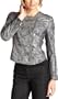 Kenneth Cole Women's Asymmetrical Zip Jacket,Rich Black,X-Small