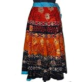 Casual Skirt-bohemian Gypsy Skirt Sequin Work Multi Color Skirts Womens Fashion India Skirt 35 Inches