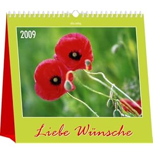 Aufstellkalender Liebe Wünsche