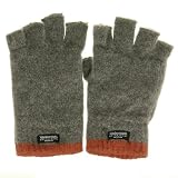 Fingerless Raggwool Glove - Charcoal