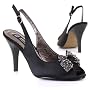 Damen Schuhe, Pumps, JB9009, Satin <span class="brandLink"> Ital-Design </span>