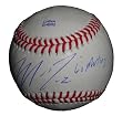 Miami Marlins Matt Dominguez Autographed ROLB Baseball Featuring "Go Marlins" Inscription! Proof Photo