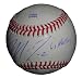 Miami Marlins Matt Dominguez Autographed ROLB Baseball Featuring "Go Marlins" Inscription! Proof Photo