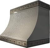 Metallo Arts Range Hood 42 W x 18 H Wall Mount Hood with Botticelli Frame