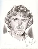 1974 Pat Dobson Baltimore Orioles Lithograph