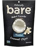 Bare Simply Toasted Coconut Chips, Gluten Free + Baked, 12 Count