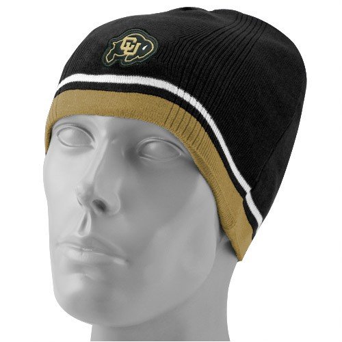 Buy Top of the World Colorado Buffaloes Black-Gold Break A Way Reversible Knit Beanie by Top of the World