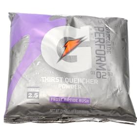 Gatorade 33673 Gatorade 2.5 Gallon Powder Pouch, Riptide Rush