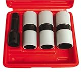 Astro Pneumatic 78803 1/2-Inch Drive Thin Wall Flip Impact Socket Set with Protective Sleeves 4 PC
