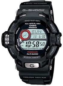 Casio #G9200-1 Men's Tough Solar Riseman G Shock Watch