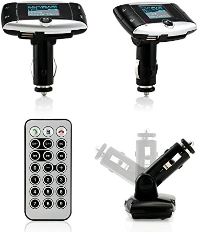 GEARONIC TM 1.5" LCD Car Kit Bluetooth Mp3 Player Sd MMC USB Remote Fm Transmitter Modulator