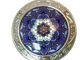 Purple Floral Purse Hanger (Purple/Silver)