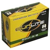  Sunlite Bicycle Tube 20 x 1.50-1.95 (406 ISO) SCHRADER Valve