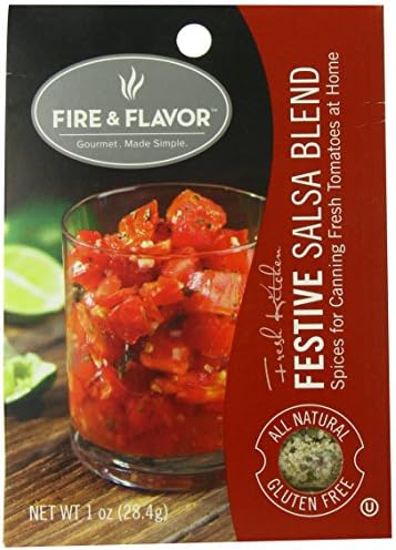 Fire & Flavor Canning Seasoning, Fiesta Salsa Blend, 1 Ounce
