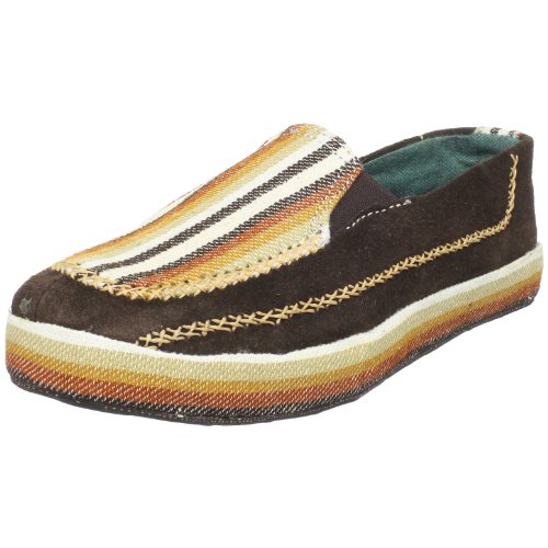soleRebels Women's lux ELITE Slip-On Loafer, Brown,5 M US