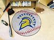 San Jose State Spartans 29" Round Baseball Floor Mat (Rug)