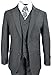 Boys Slim Suit in Gray Textured Dresswear
