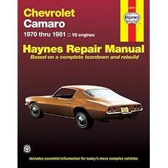 Chevrolet Camaro V8: Automotive Repair Manual, 1970 Thru 1981 (Hayne's Automotive Repair Manual)