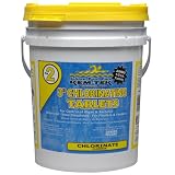 Kem-Tek 107 3-Inch Chlorinating Tablets for Pool and Spa, 35-Pound
