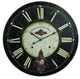 23" Kensington Station Wall Clock with Pendulum