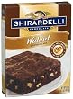 Ghirardelli Chocolate Brownie Mix, Walnut, 12 - 17-Ounce Boxes