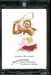 2008 Topps Allen and Ginter # 249 Serena Williams ( Tennis Champion ) MLB Baseball Card in Protective Display Case!
