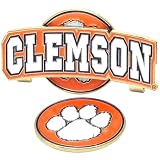 Clemson Tigers NCAA Hat Clip w/ Golf Ball Marker
