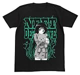 神様のメモ帳 ニート探偵Tシャツ ブラック サイズ:XL