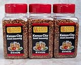 IMAGE OF Blazin' Blends Kansas City Steak Seasoning (8 oz each) THREE BOTTLES