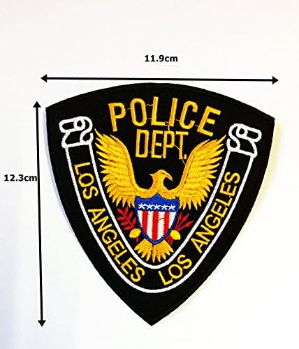 Patch - Los Angeles Police Department - BIG - Police and Law Patch - Police Officer - Vest - Iron on Patch - Embroidered Patches By Pbear Shop