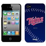 MLB Minnesota Twins - stitch design on AT&T, Verizon and Sprint iPhone 4 / 4S Shell Case by Coveroo