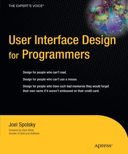 User Interface Design for Programmers