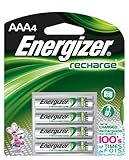 Energizer Rechargeable Batteries, AAA, 4-Count, (Pack of 2) Energizer Rechargeable Batteries, AAA, 4-Count, (Pack of 2)