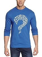 Touchlines Camiseta Manga Larga (Azul Royal)