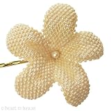 HawaiianPlumeriaFlower-ClassicIvory-beadedflowerbobbypin