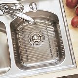 American Standard 7412.100.340 Culinaire Small Steel Bottom Sink Rack in Stainless Steel