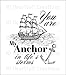 Heartfelt Creations Cling Rubber Stamp Set ~ My Anchor, HCPC3662