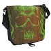 Lime Skull Satchel and Diaper Bag