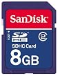 SanDisk 8 GB SDHC Memory Card SDSDB-8192-A11( Retail Package)