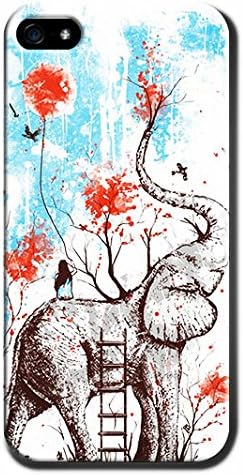 Black Friday Phone Case Deals Christmas Iphone Case Keep Your Cell Phone In Good Condistion Buy A High Quality Case Now !Fashion Indian Elephant Art Phone Case Cover Fits iPhone 5/5S+[Screen Protector]