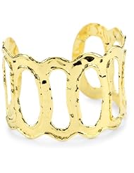18k Gold Dipped Open Cuff