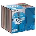 Sony Color Slim Case For Cd/Dvd 20Pk