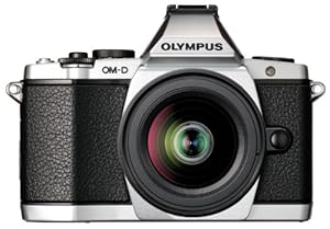 Olympus OM-D E-M5 16MP Live MOS Interchangeable Lens Camera with 3.0-Inch Tilting OLED Touchscreen (Silver)